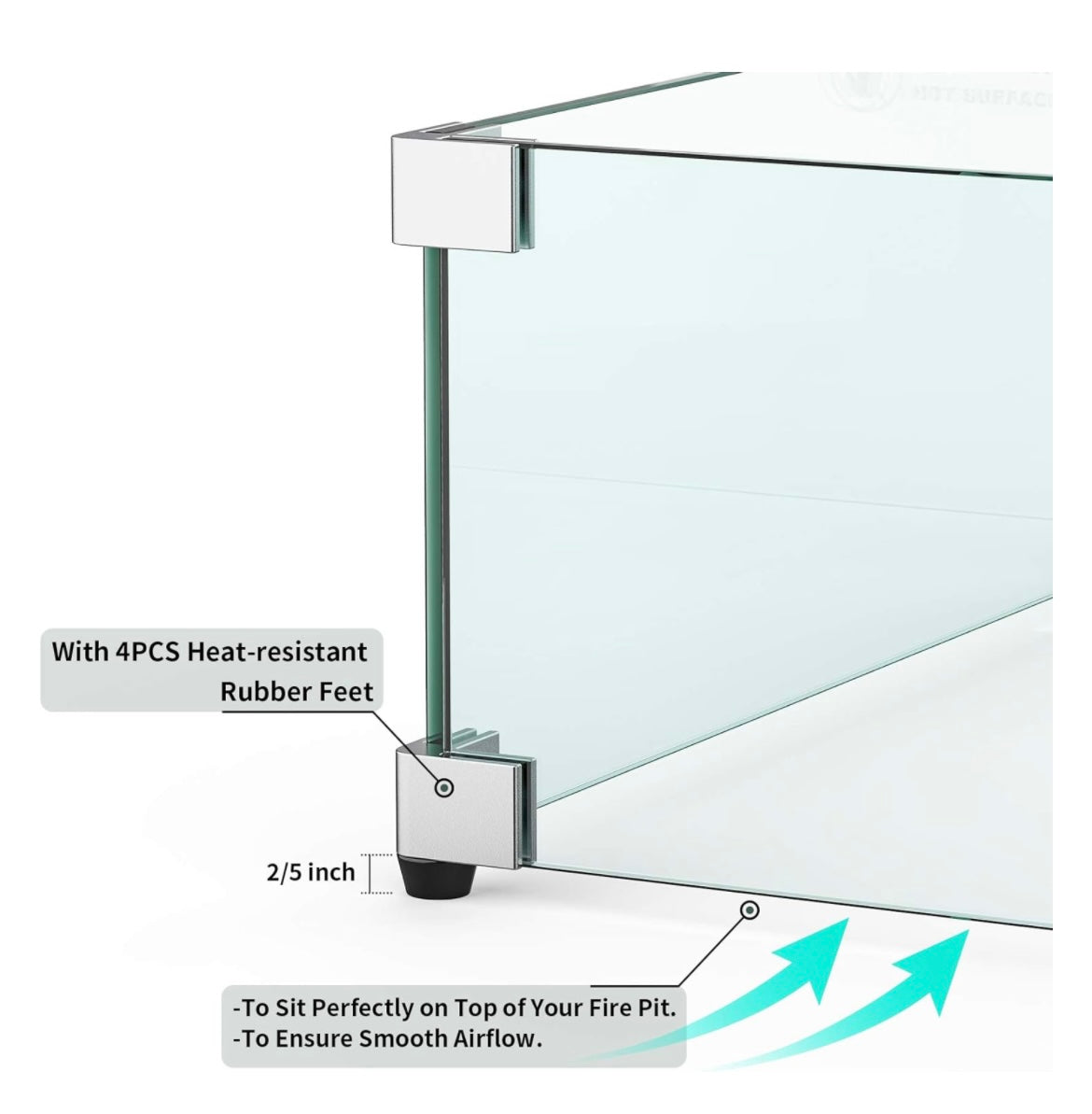 Rectangular Wind Guard