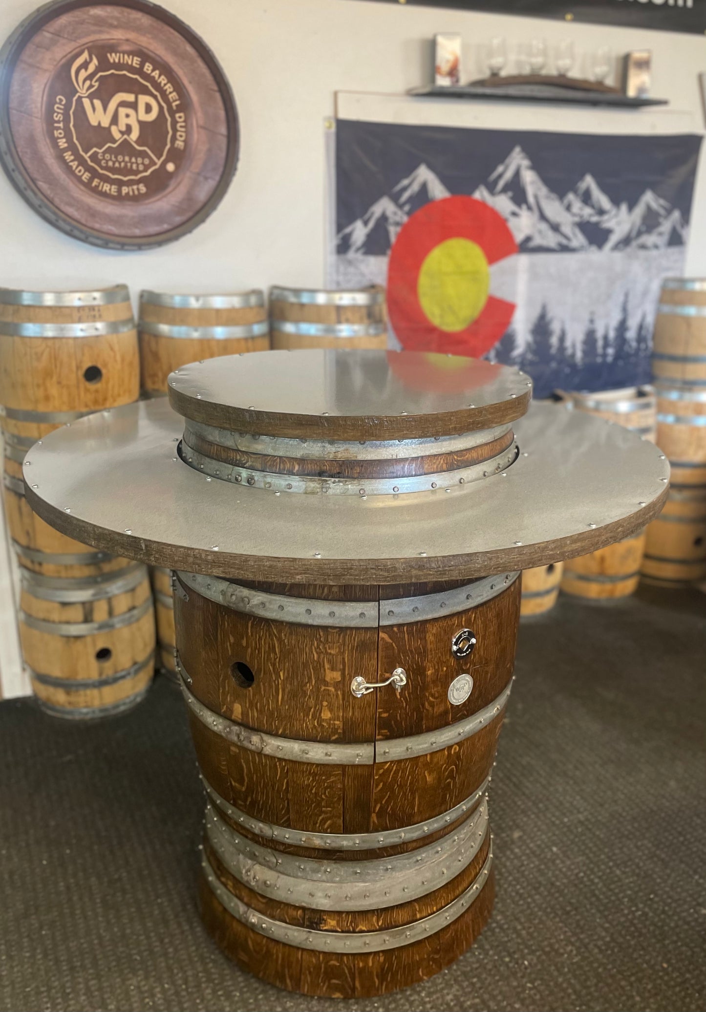 Bar Height (Tall Boy) Model 44” h