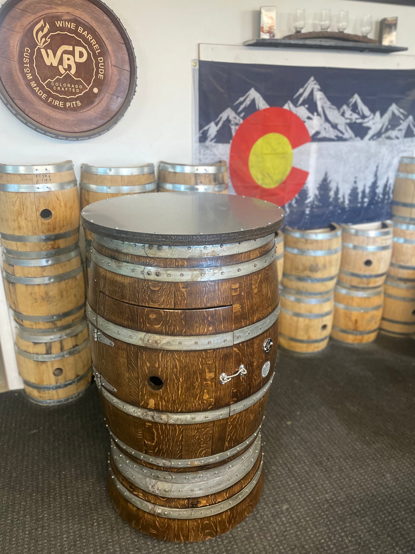 Bar Height (Tall Boy) Model 44” h
