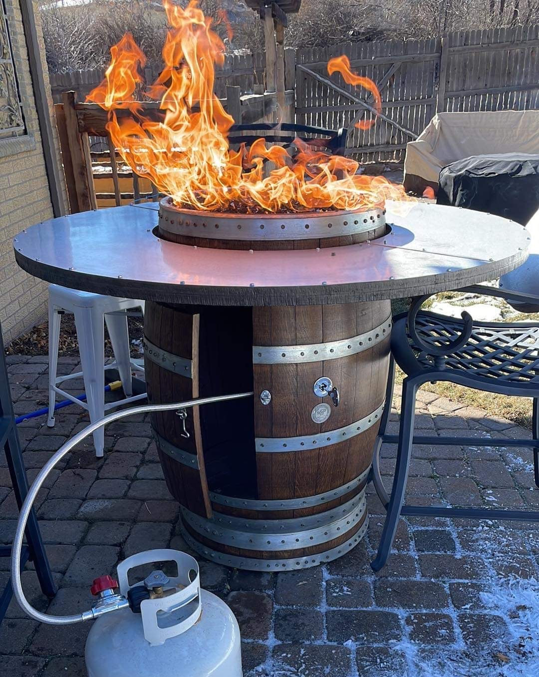 Bar Height (Tall Boy) Model 44” h