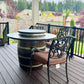Dining Table Height Model 34" tall; table 30" high