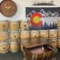 1/2 Wine Barrel Coffee Table