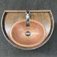 3/4 Napa Wine Barrel Hammered Copper Sink Cabinet