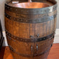 3/4 Wine Barrel Hammered Copper Sink Cabinet