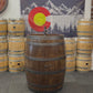 3/4 Napa Wine Barrel Hammered Copper Sink Cabinet